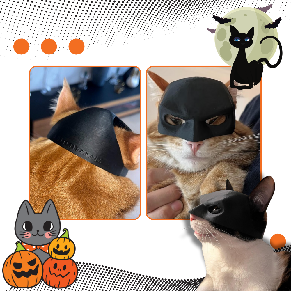 Irrésistible Masque Batman pour Chat - Ozerty