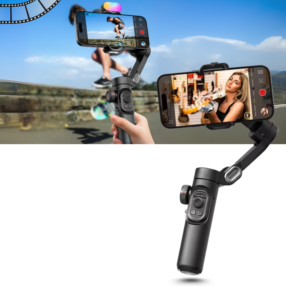 Stabilisateur de téléphone avec suivi par IA - Ozerty