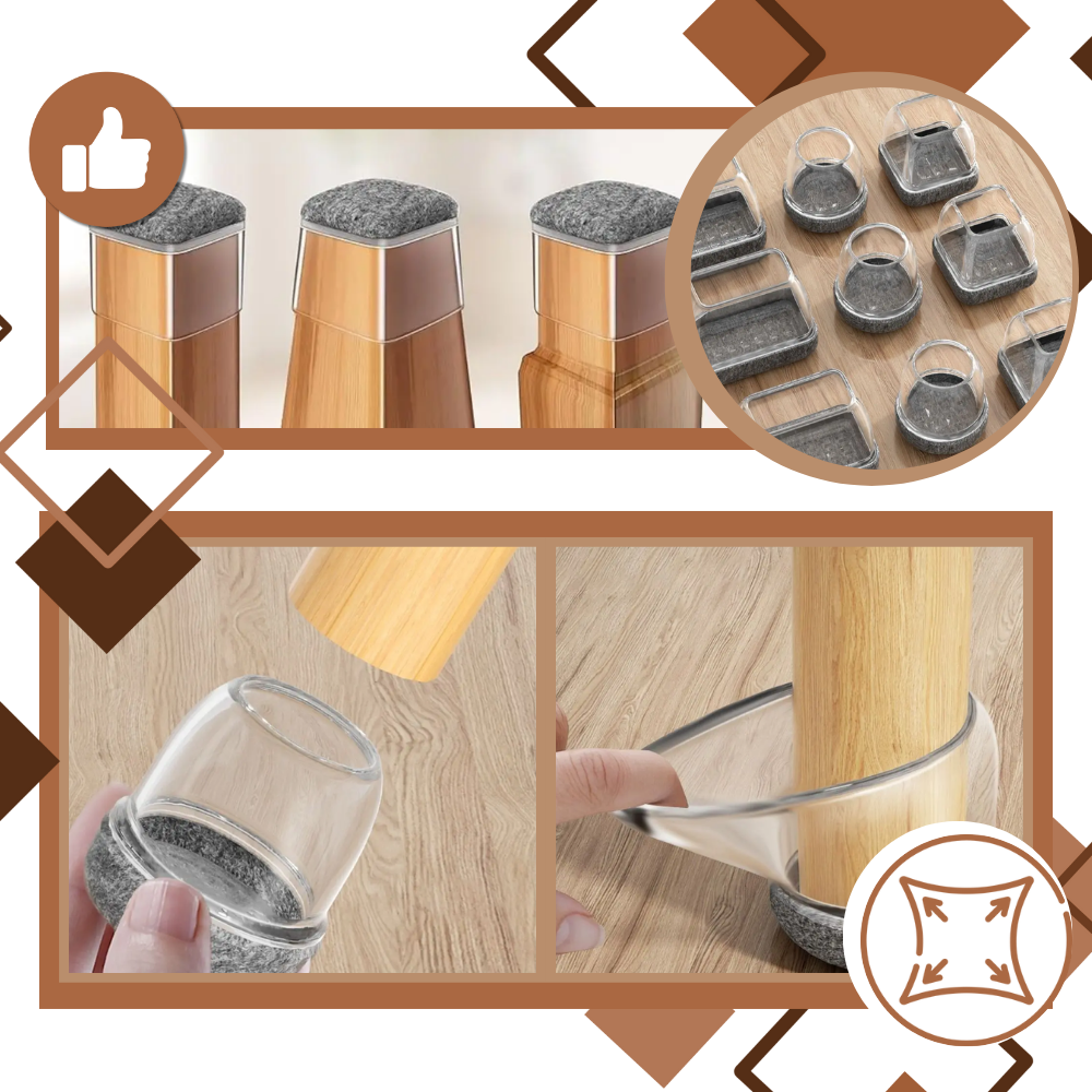 Protège pieds de meubles anti-rayures  - Ozerty