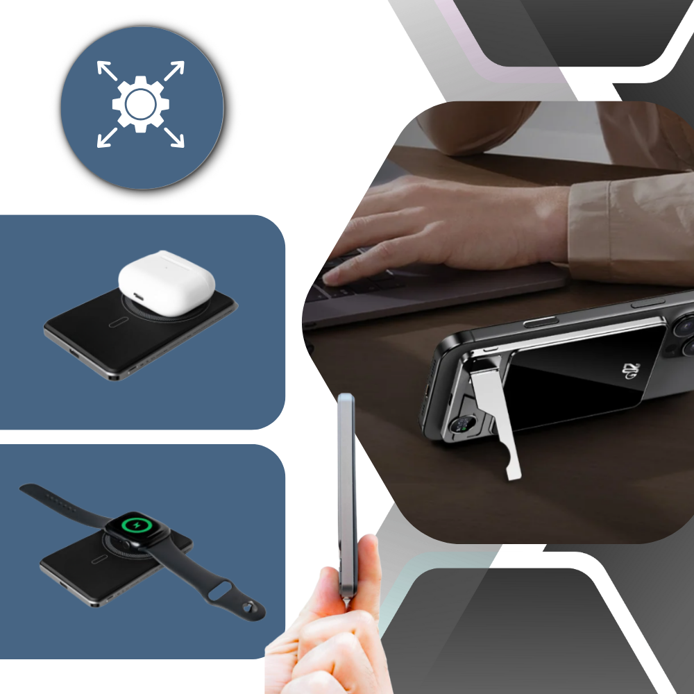 Batterie externe magnétique fine Apple  - Ozerty