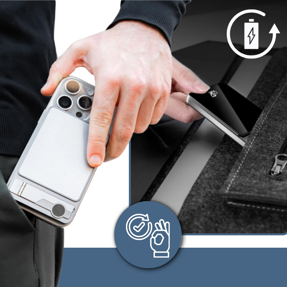 Batterie externe magnétique fine Apple  - Ozerty