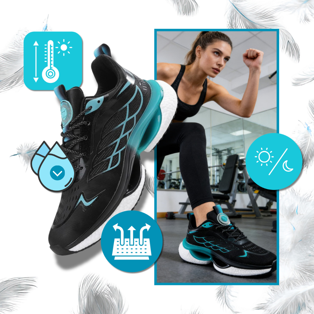 Chaussures de course rembourrées et respirantes - Ozerty