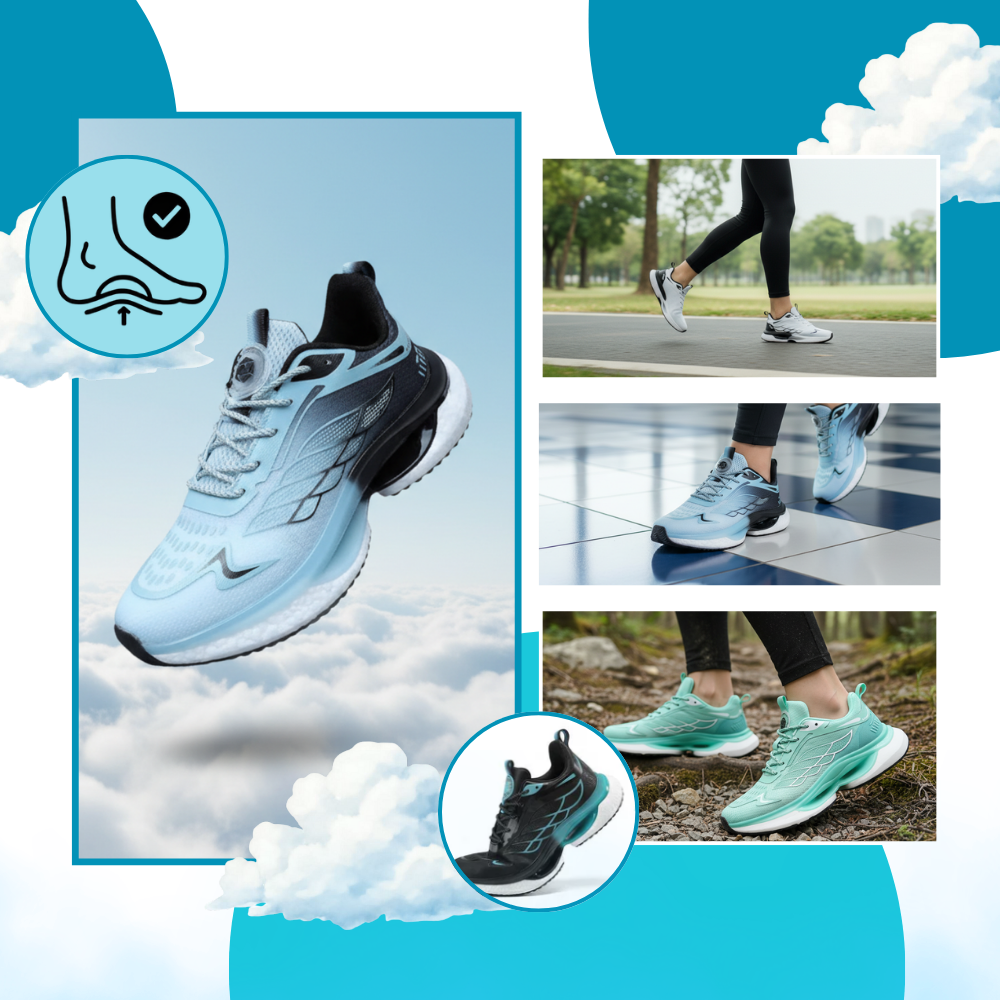 Chaussures de course rembourrées et respirantes - Ozerty
