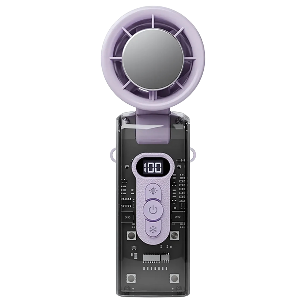 Mini ventilateur Turbo portatif -Violet - Ozerty