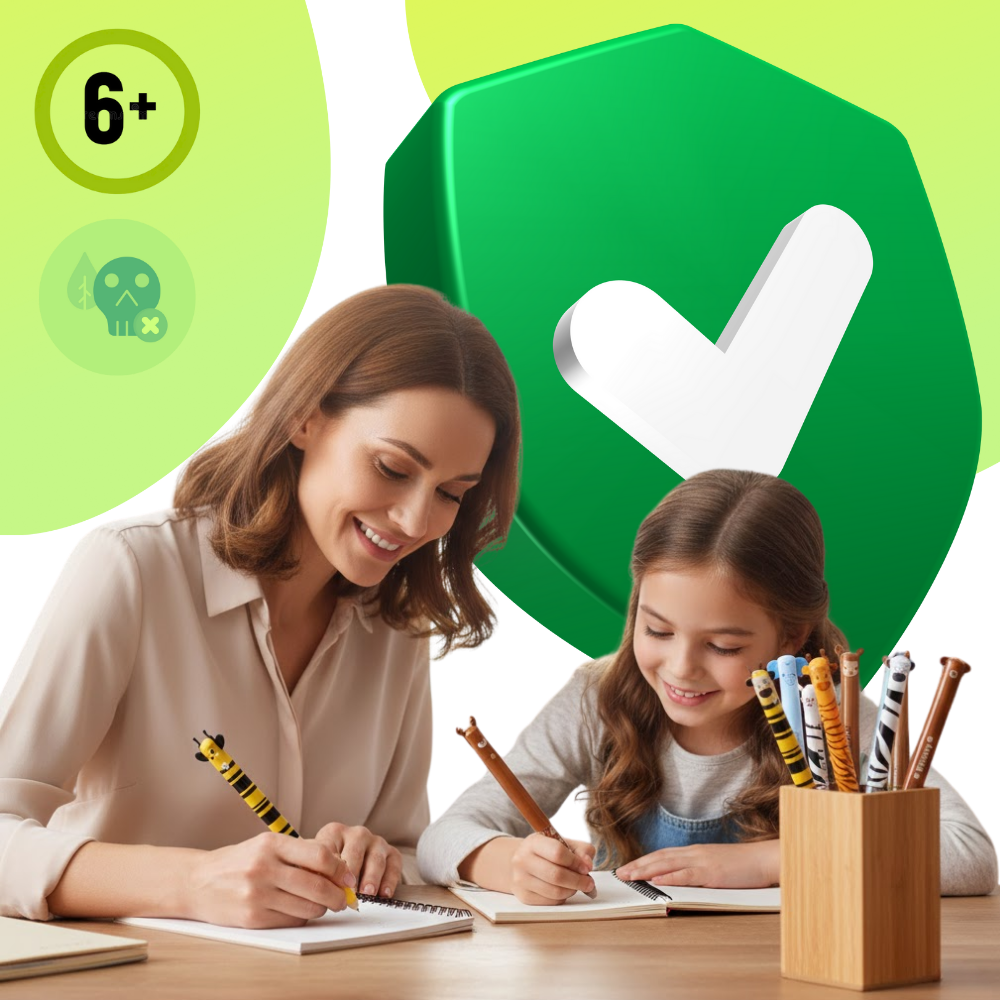 Stylos gel effaçable avec encre thermosensible - Ozerty