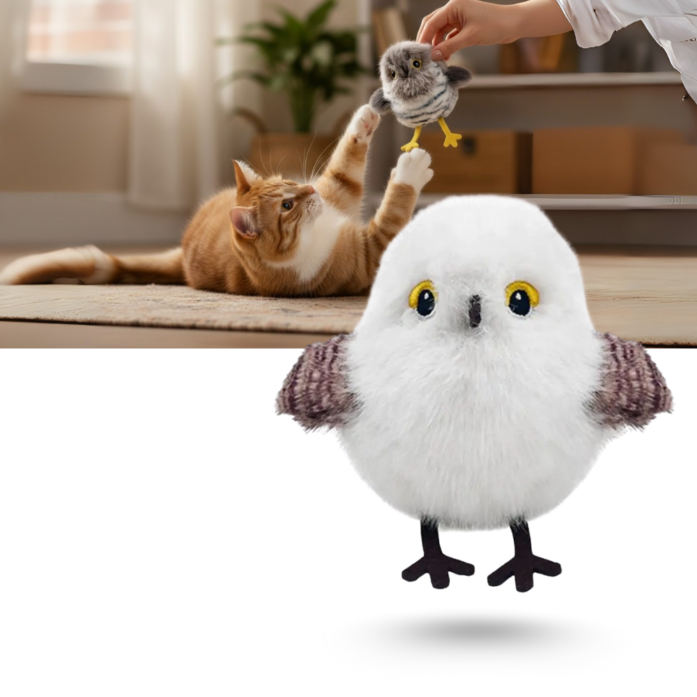 Jouet interactif oiseau pour chat - Ozerty