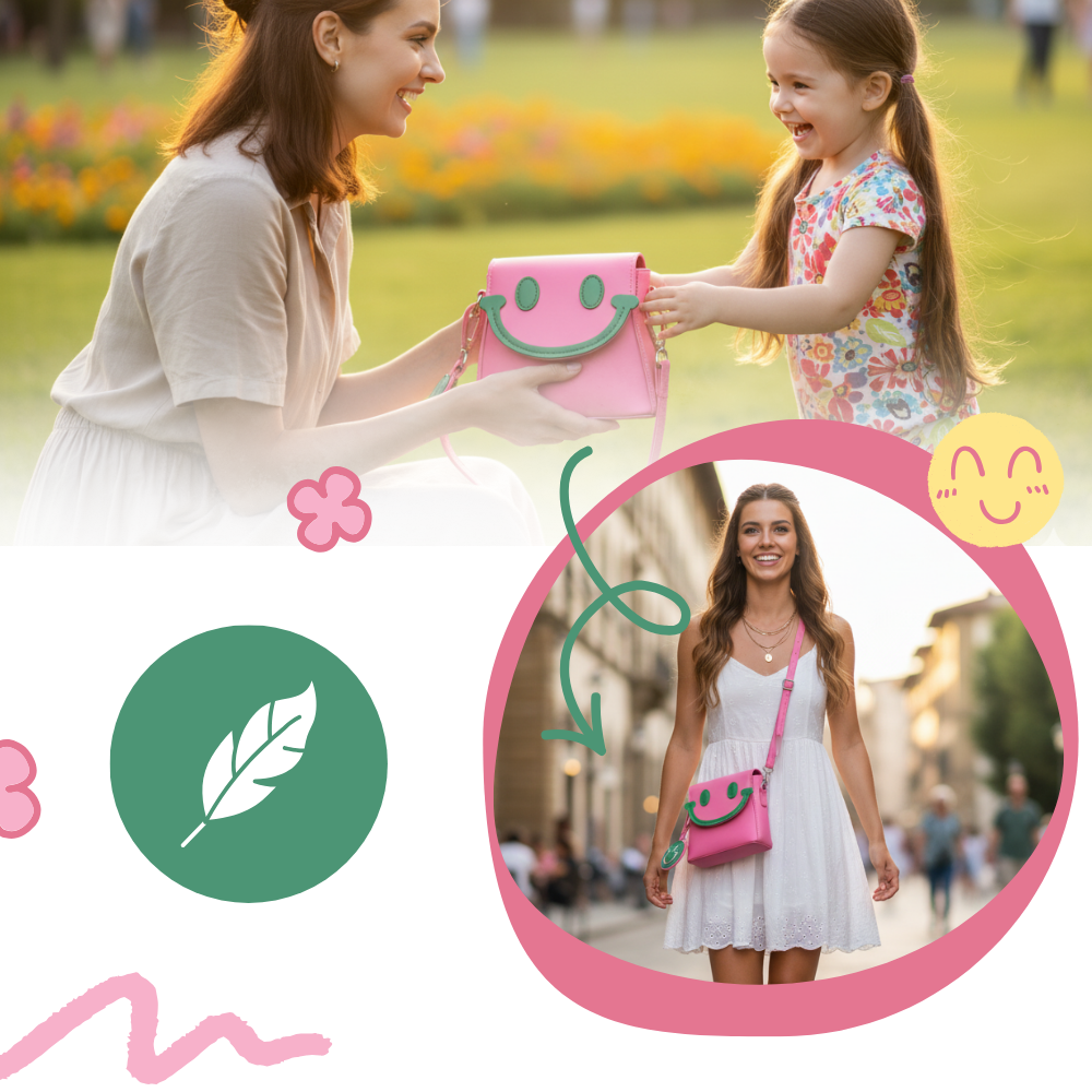 Mini sac à bandoulière Smiley  - Ozerty