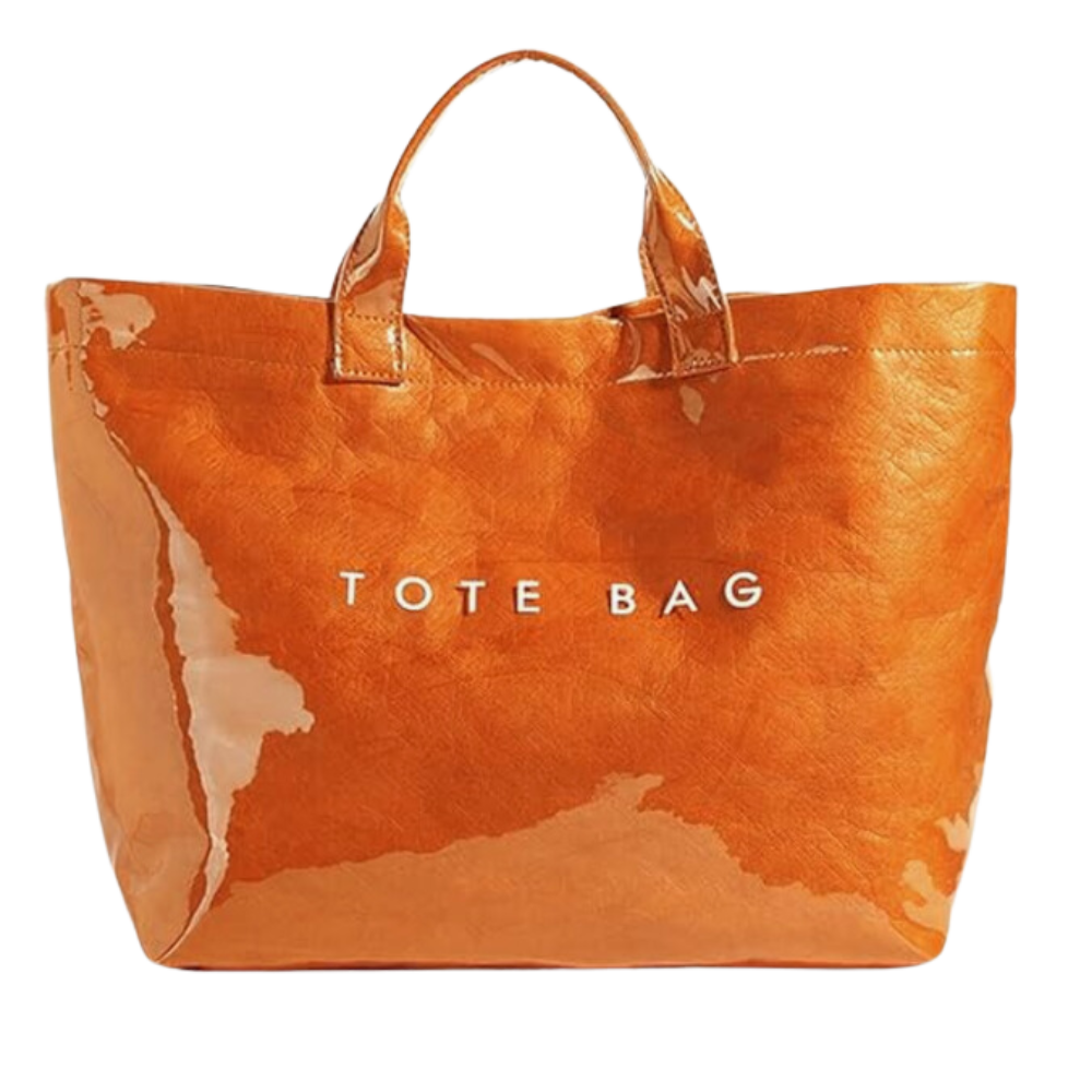 Grand sac fourre-tout imperméable classique -Orange - Ozerty