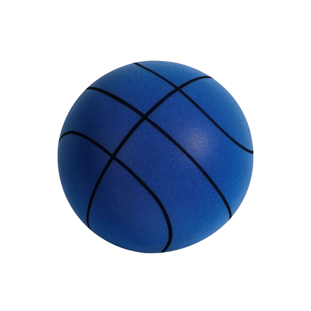 Ballon De Basket Silencieux En Mousse – 3 Tailles (18/21/24 Cm) – Haute élasticité, Léger – Pour Intérieur