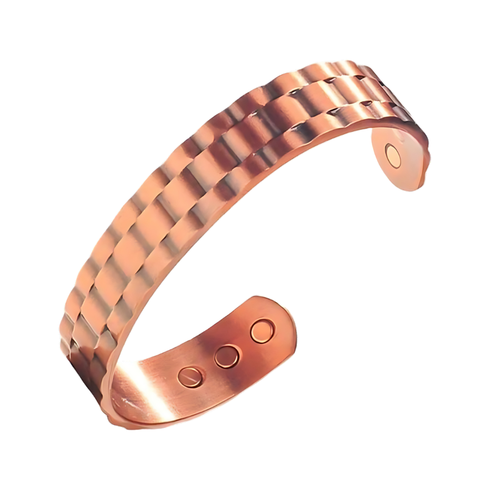 Bracelet de thérapie magnétique en cuivre -Rose doré - Ozerty