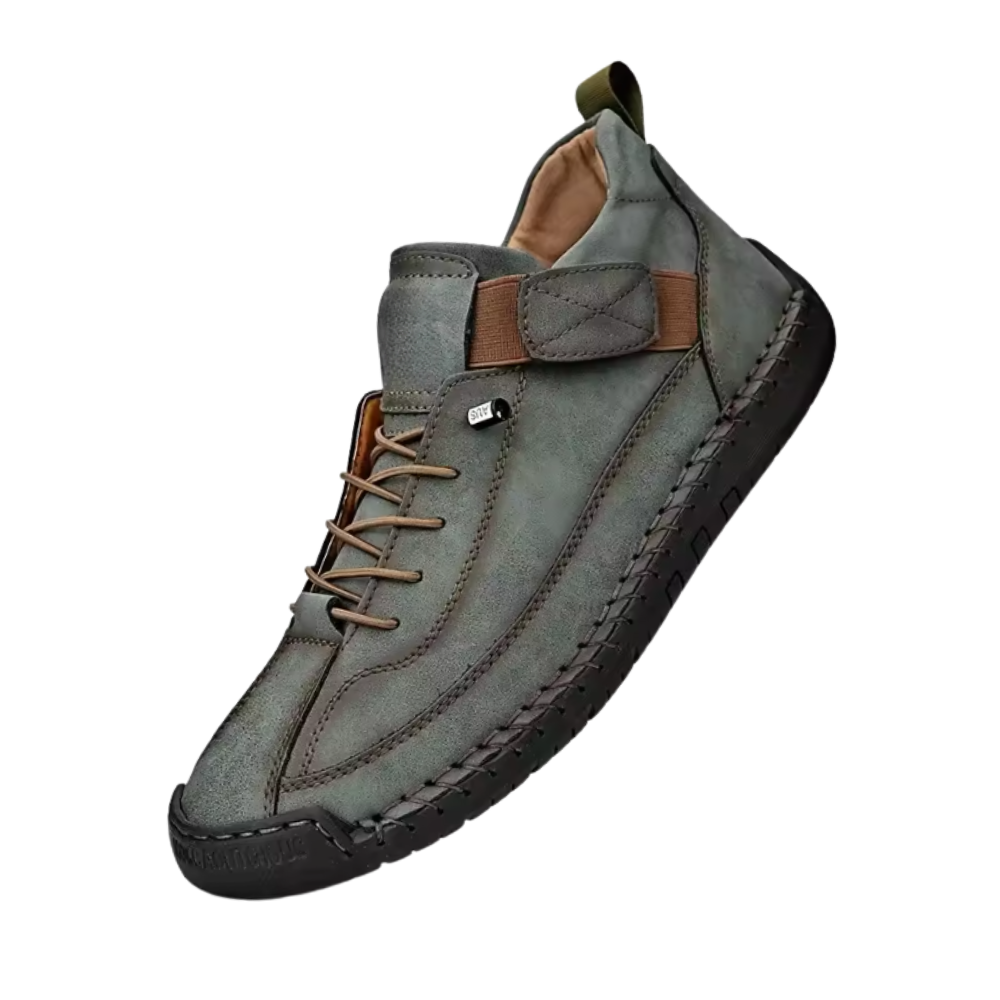 Baskets orthopédiques à soutien enveloppant -Vert pour Hommes - Ozerty