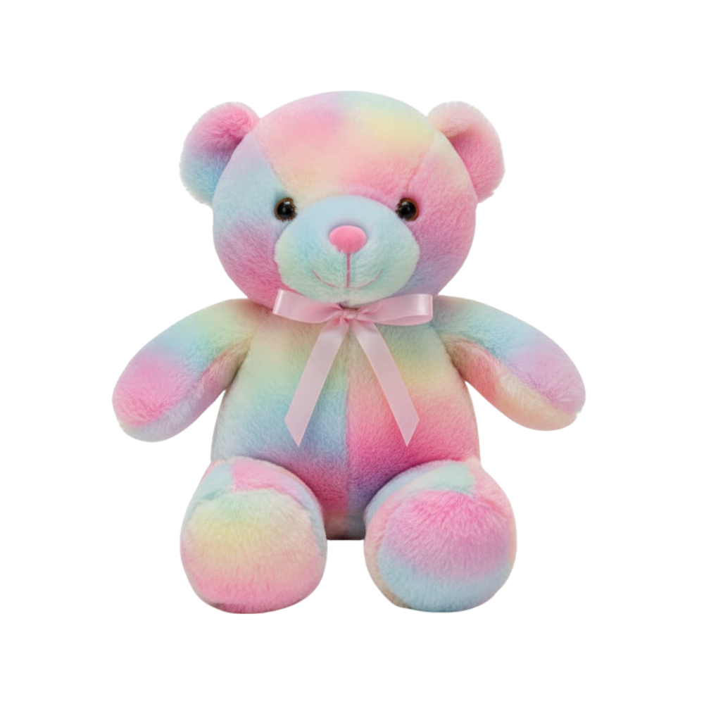 Peluche lumineuse LED en forme d'ourson