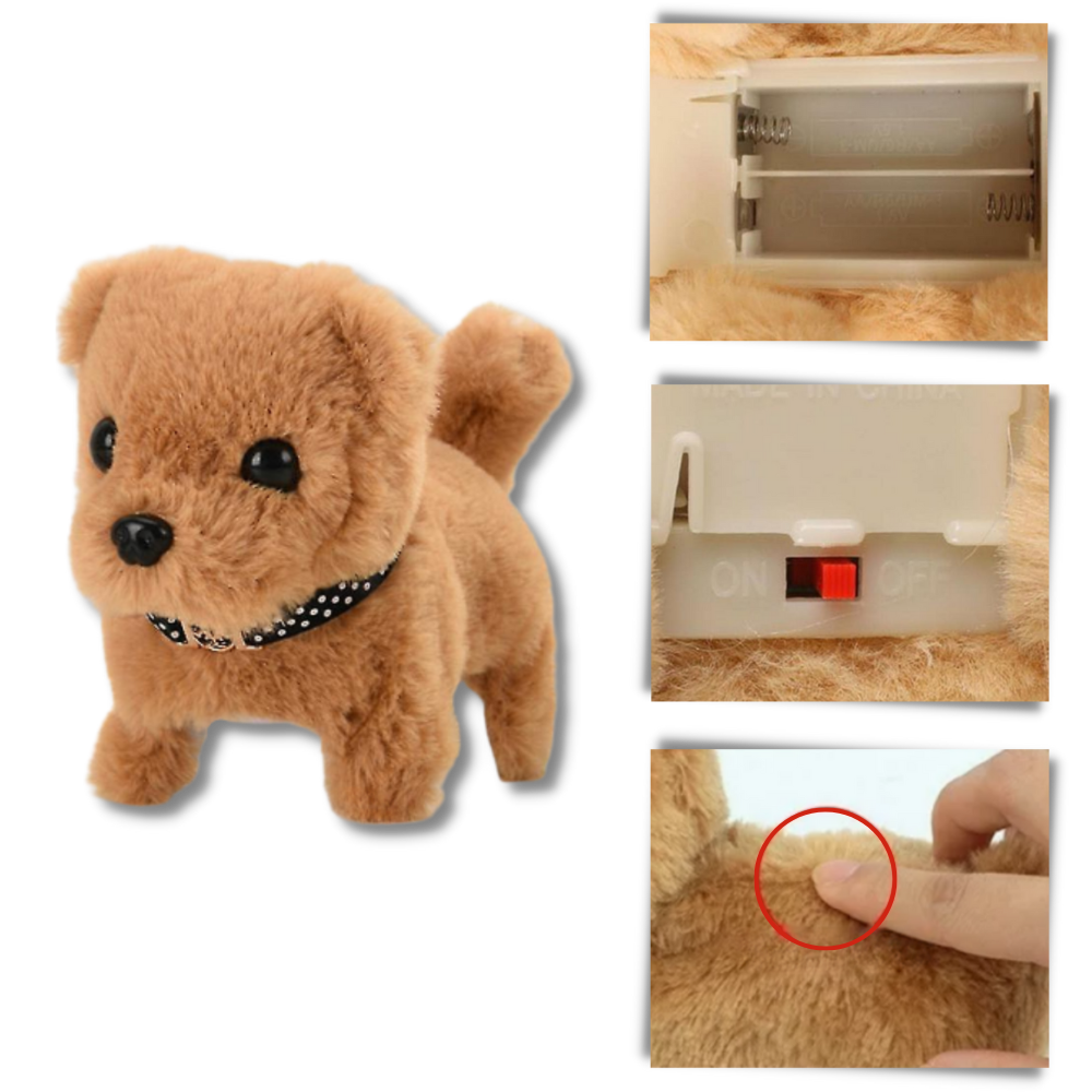 Jouet interactif chiot câlin

 - Ozerty