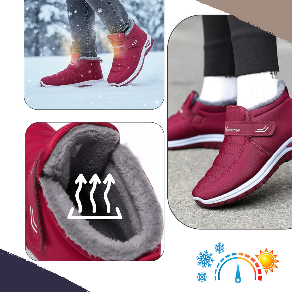 Bottines d'hiver rembourrées à isolation thermique  - Ozerty