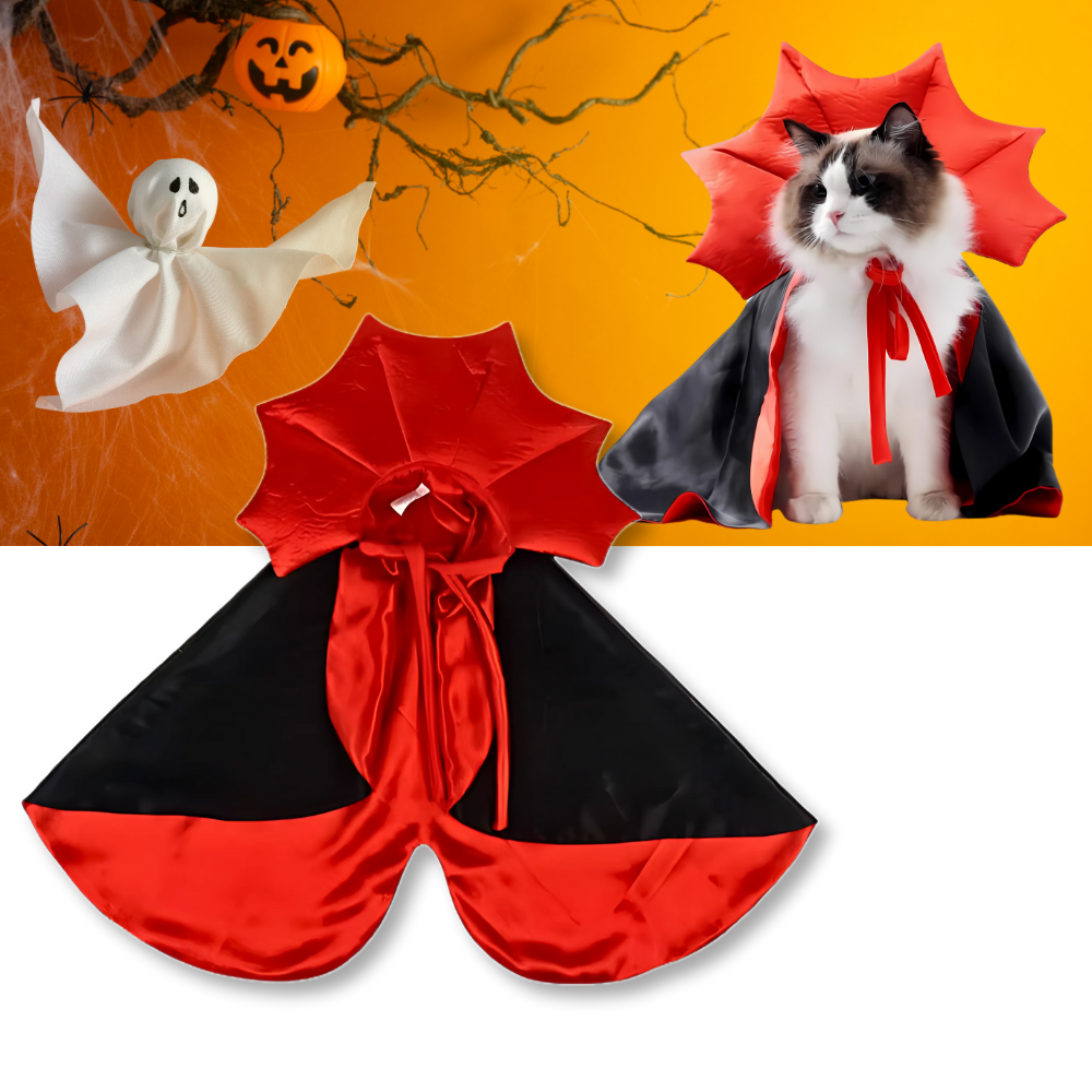 Costume d'Halloween Dracula pour animaux de compagnie - Ozerty