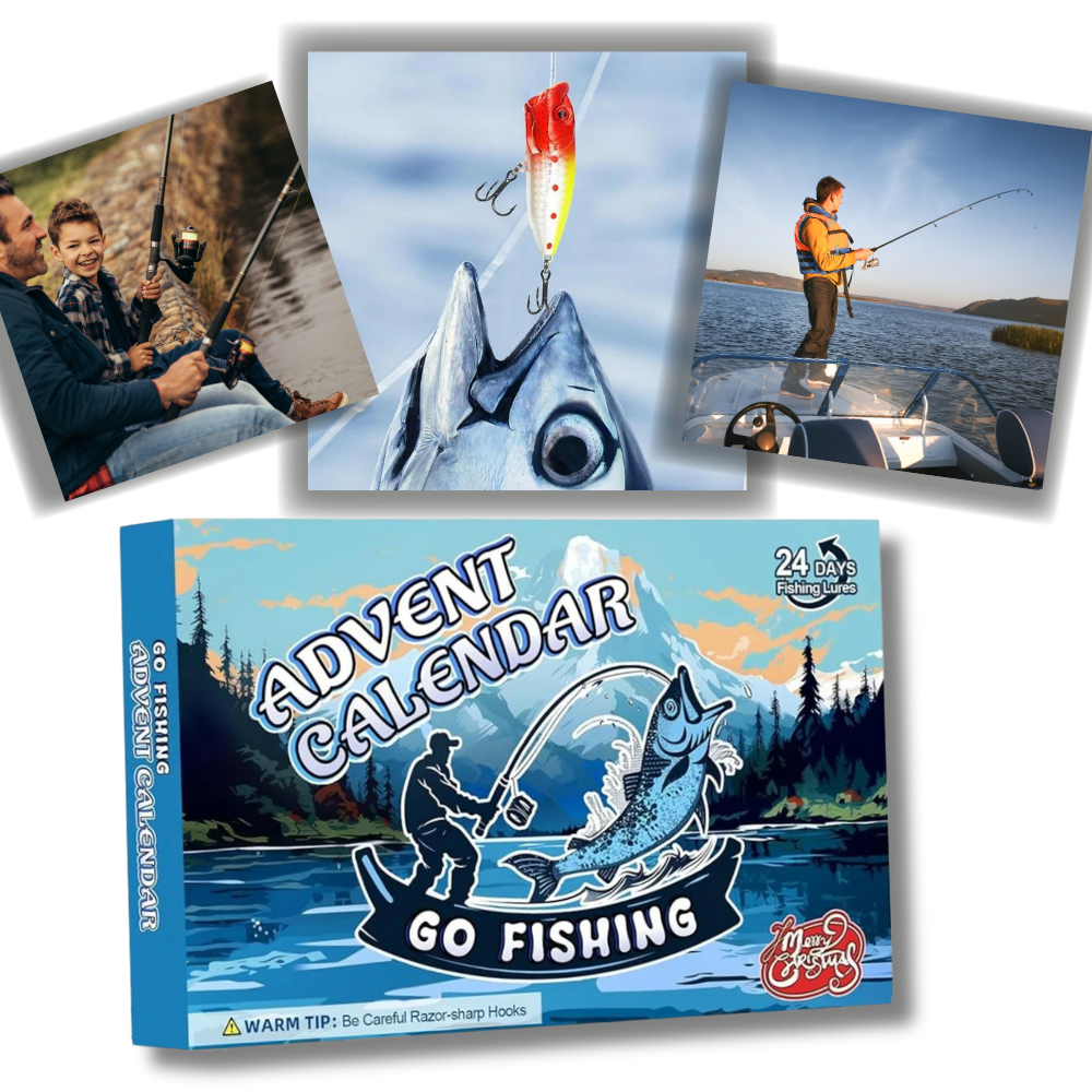 Calendrier de l'Avent de pêche avec surprises quotidiennes - Ozerty