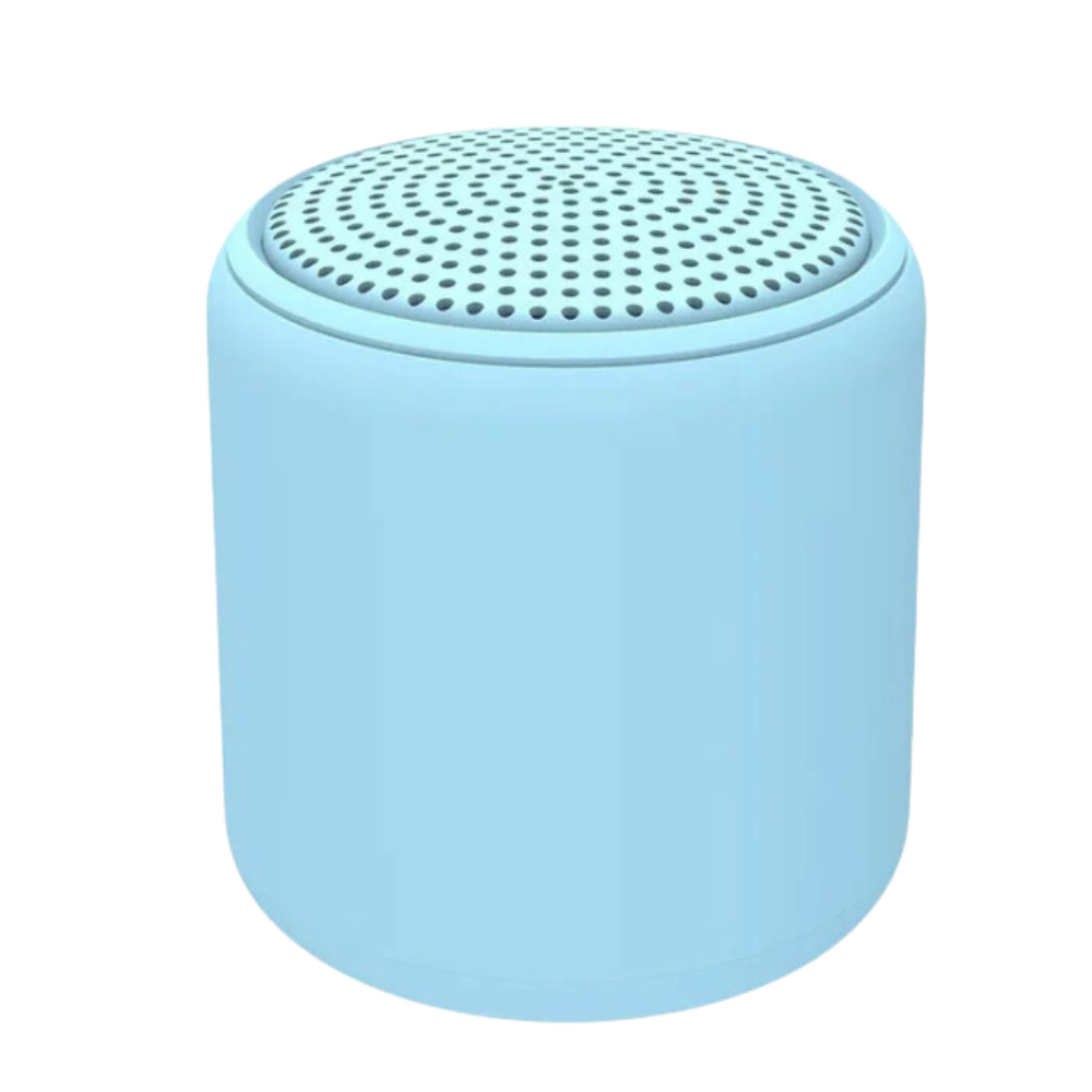 Mini enceinte bluetooth à basses profondes -Bleu ciel - Ozerty