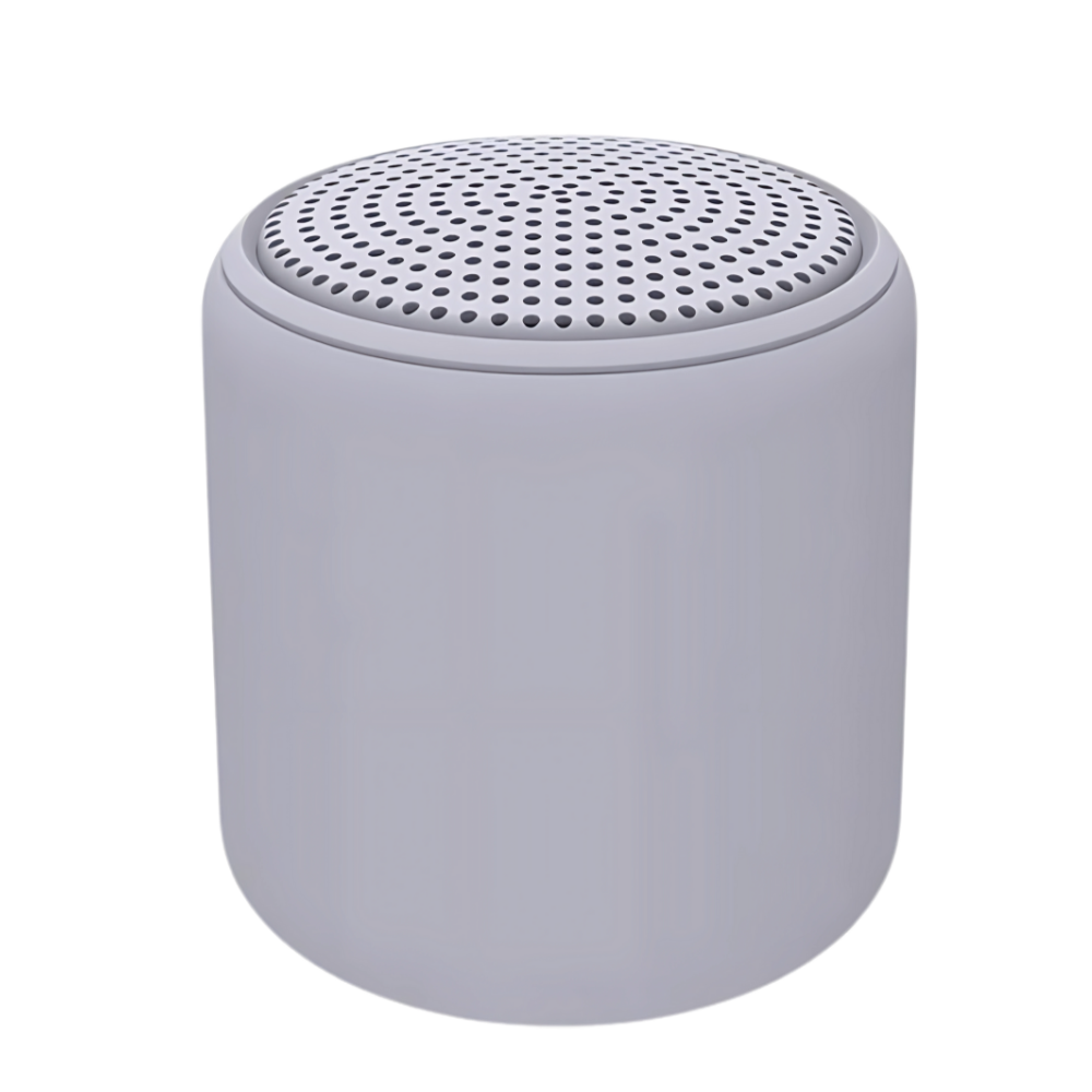 Mini enceinte bluetooth à basses profondes -Gris ciment - Ozerty