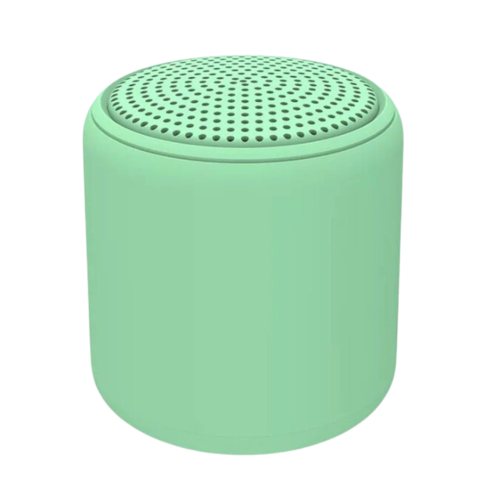 Mini enceinte bluetooth à basses profondes -Vert  clair - Ozerty