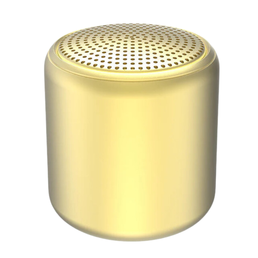 Mini enceinte bluetooth à basses profondes -Jaune citron - Ozerty