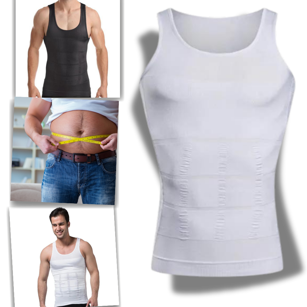 Maillot de corps amincissant discret pour hommes - Ozerty