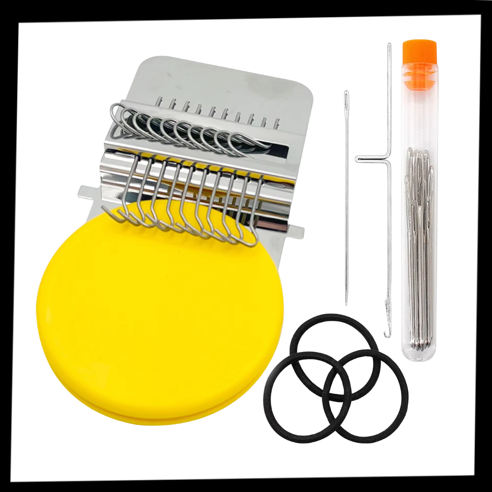 Mini métier à raccommoder tissu DIY - Ozerty