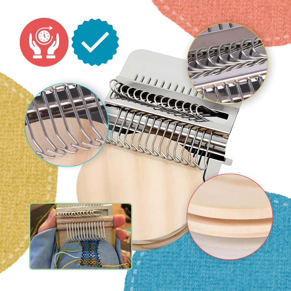 Mini métier à raccommoder tissu DIY - Ozerty