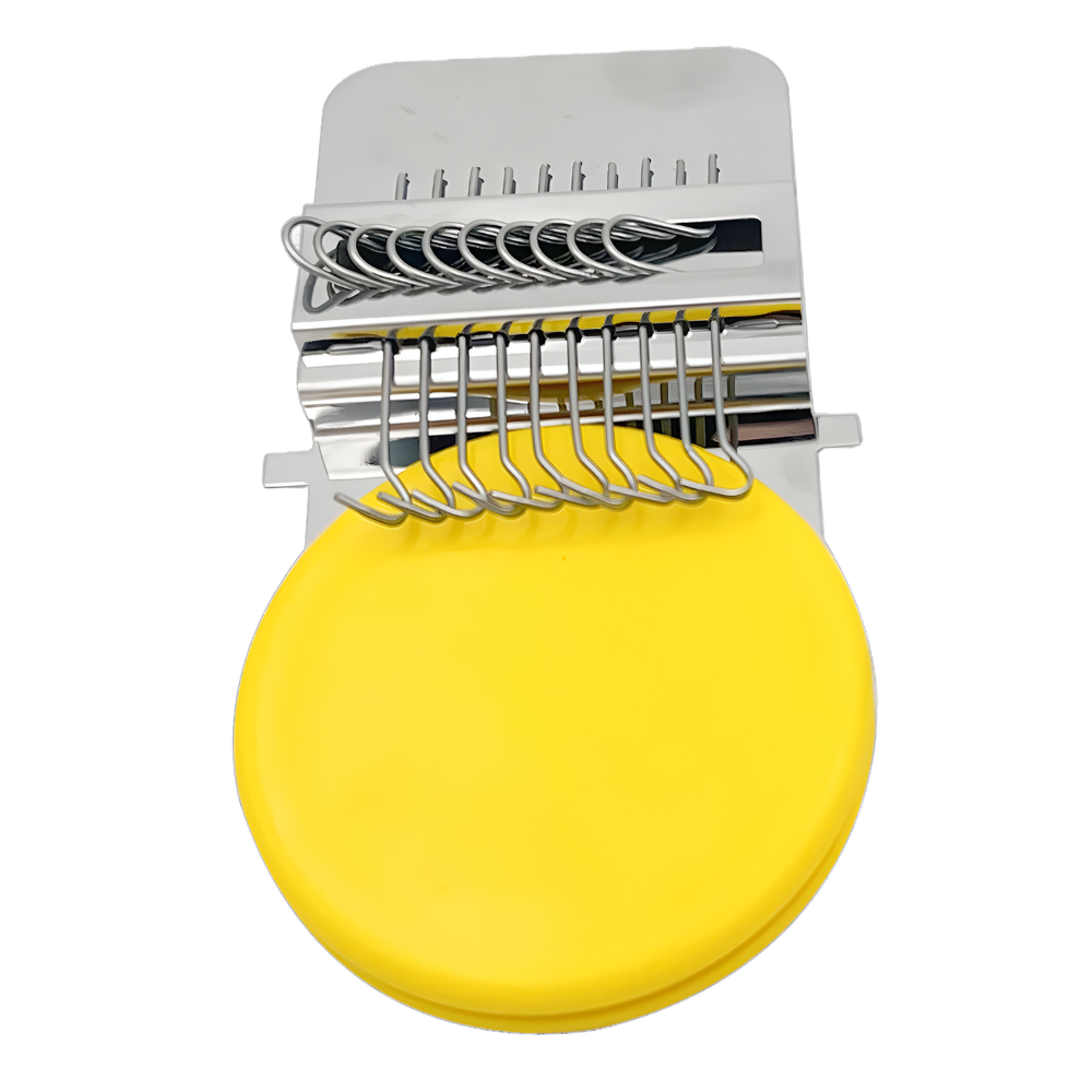 Mini métier à raccommoder tissu DIY -Jaune - Ozerty