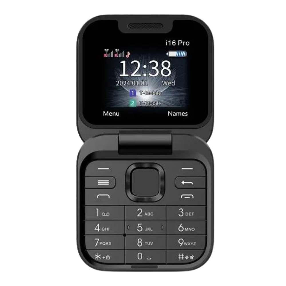Téléphone portable pliable Dual Sim

 -I16 Pro/Noir - Ozerty
