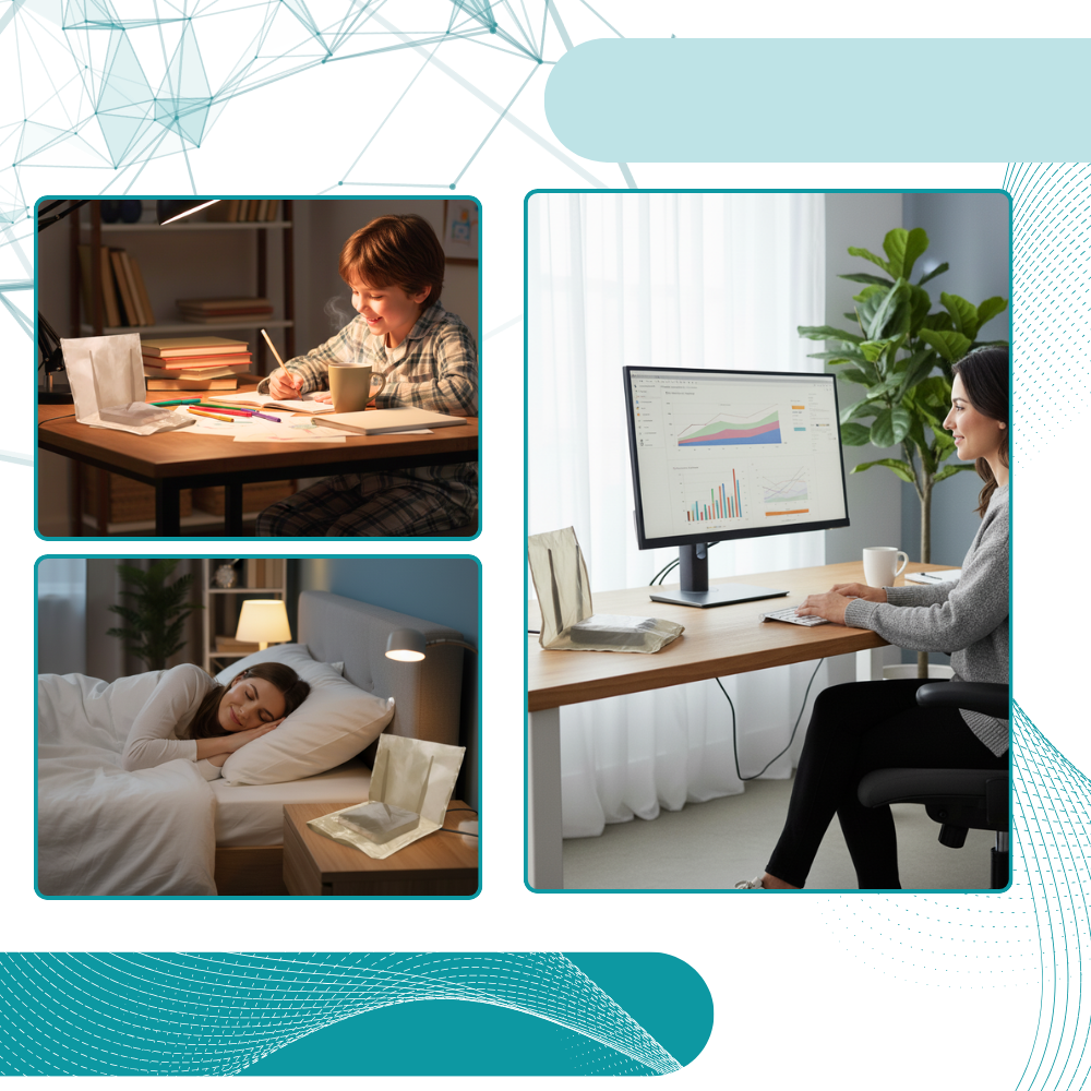 Housse de protection contre les champs électromagnétiques et les radiofréquences (EMF & RF) - Ozerty