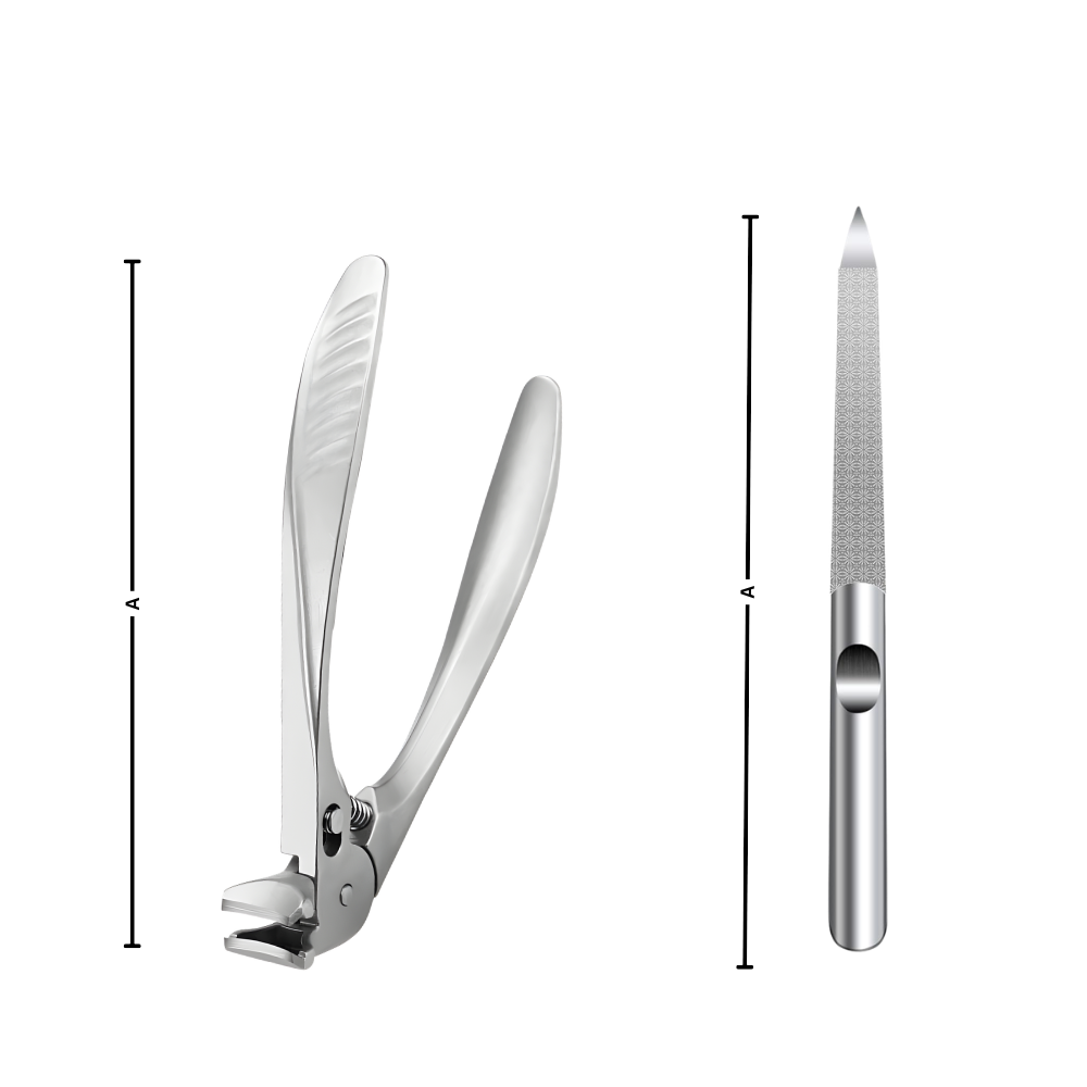 Coupe-ongles à long manche avec réservoir intégré - Ozerty