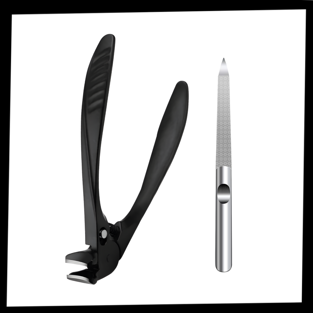 Coupe-ongles à long manche avec réservoir intégré - Ozerty