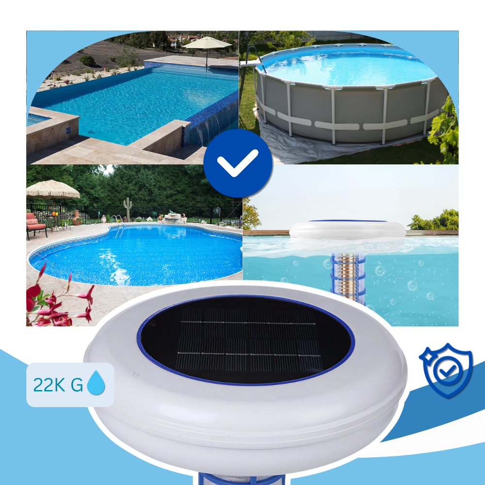 Ioniseur solaire de piscine - Ozerty