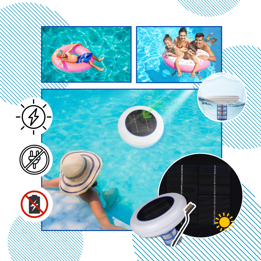 Ioniseur solaire de piscine - Ozerty