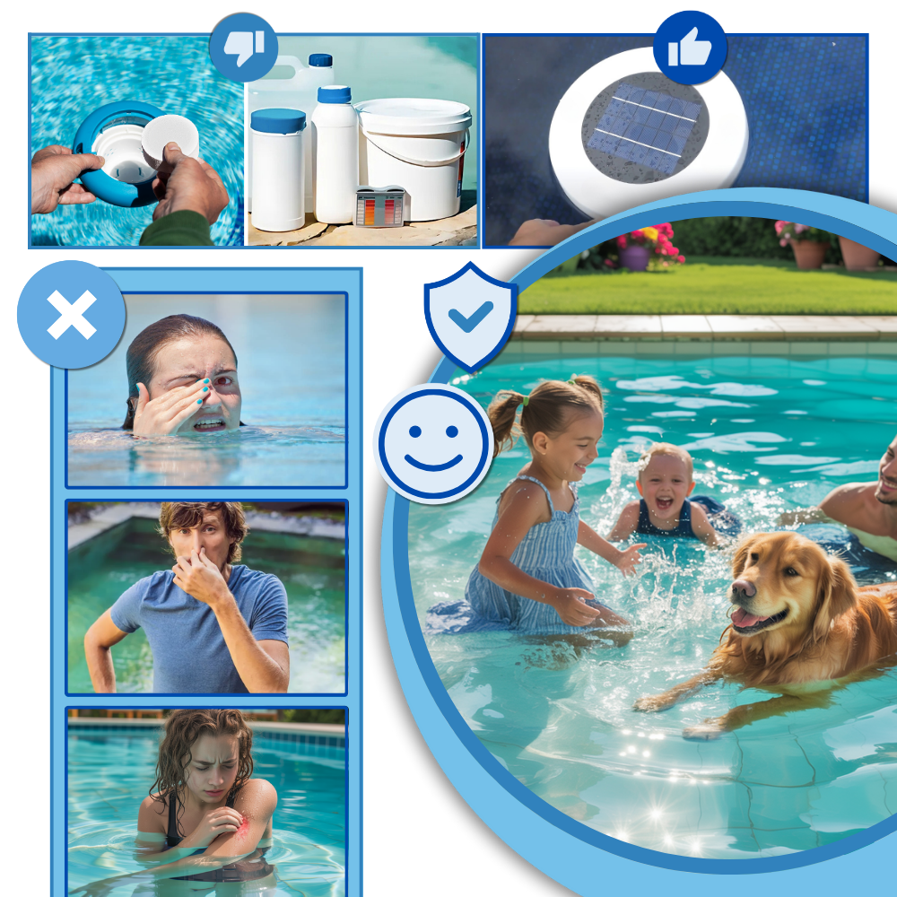 Ioniseur solaire de piscine - Ozerty