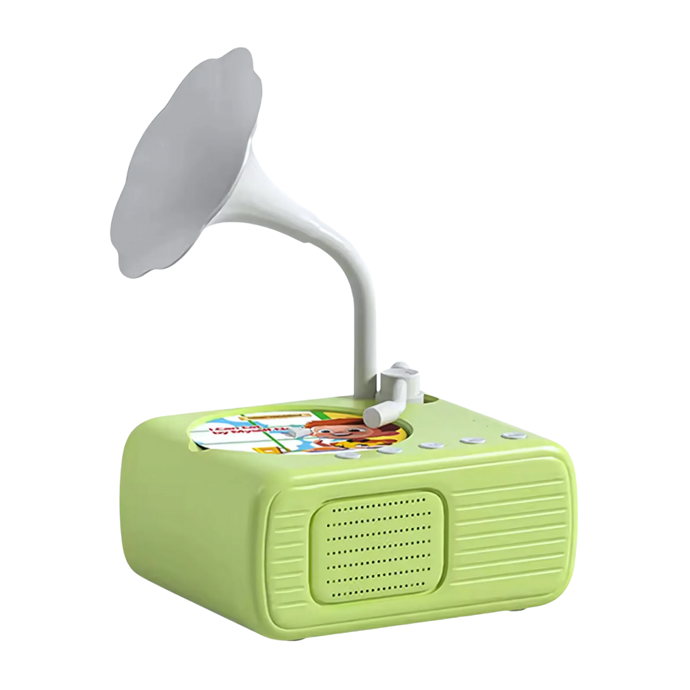 Jouet éducatif gramophone rétro -Vert - Ozerty
