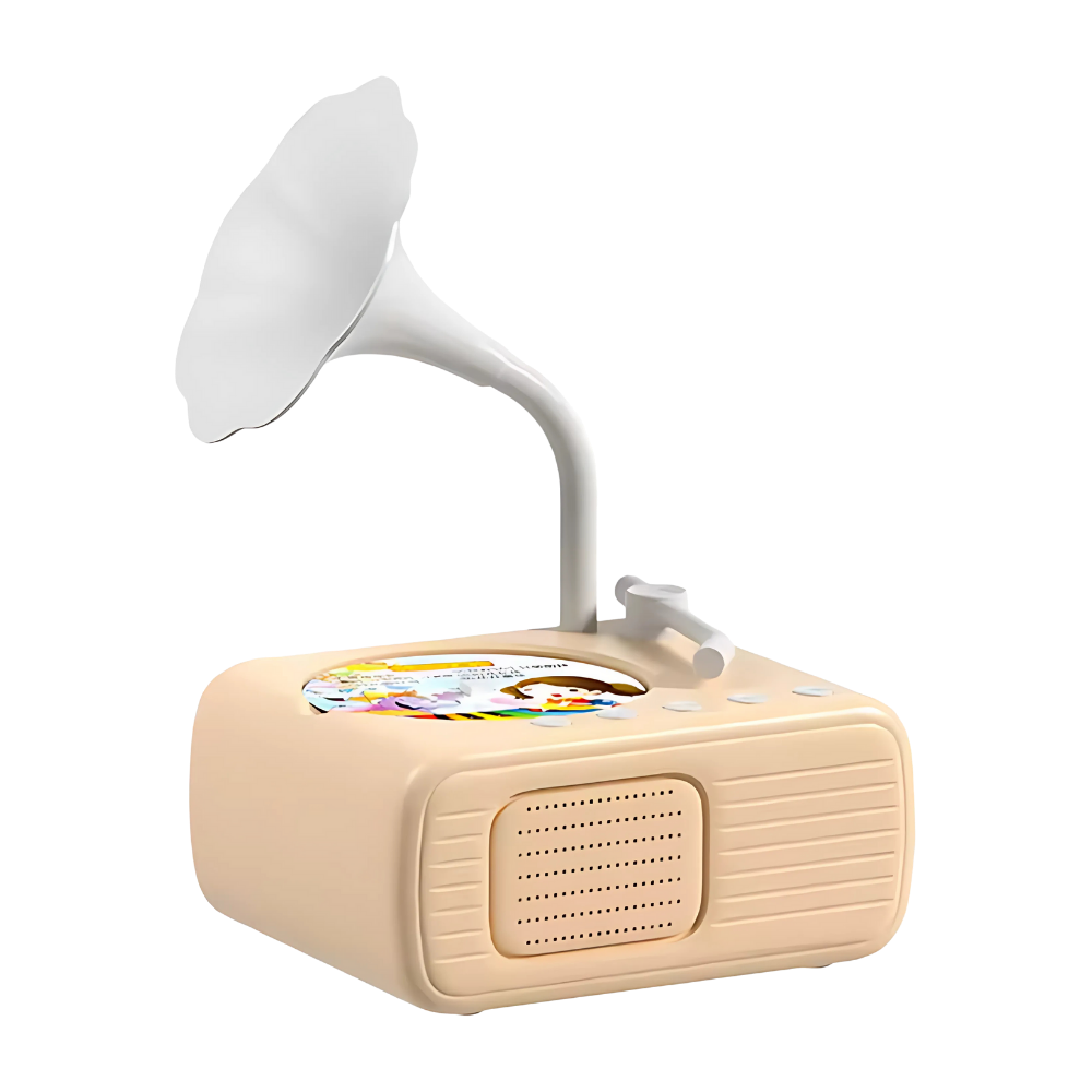 Jouet éducatif gramophone rétro -Orange - Ozerty