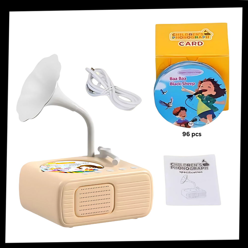 Jouet éducatif gramophone rétro - Ozerty