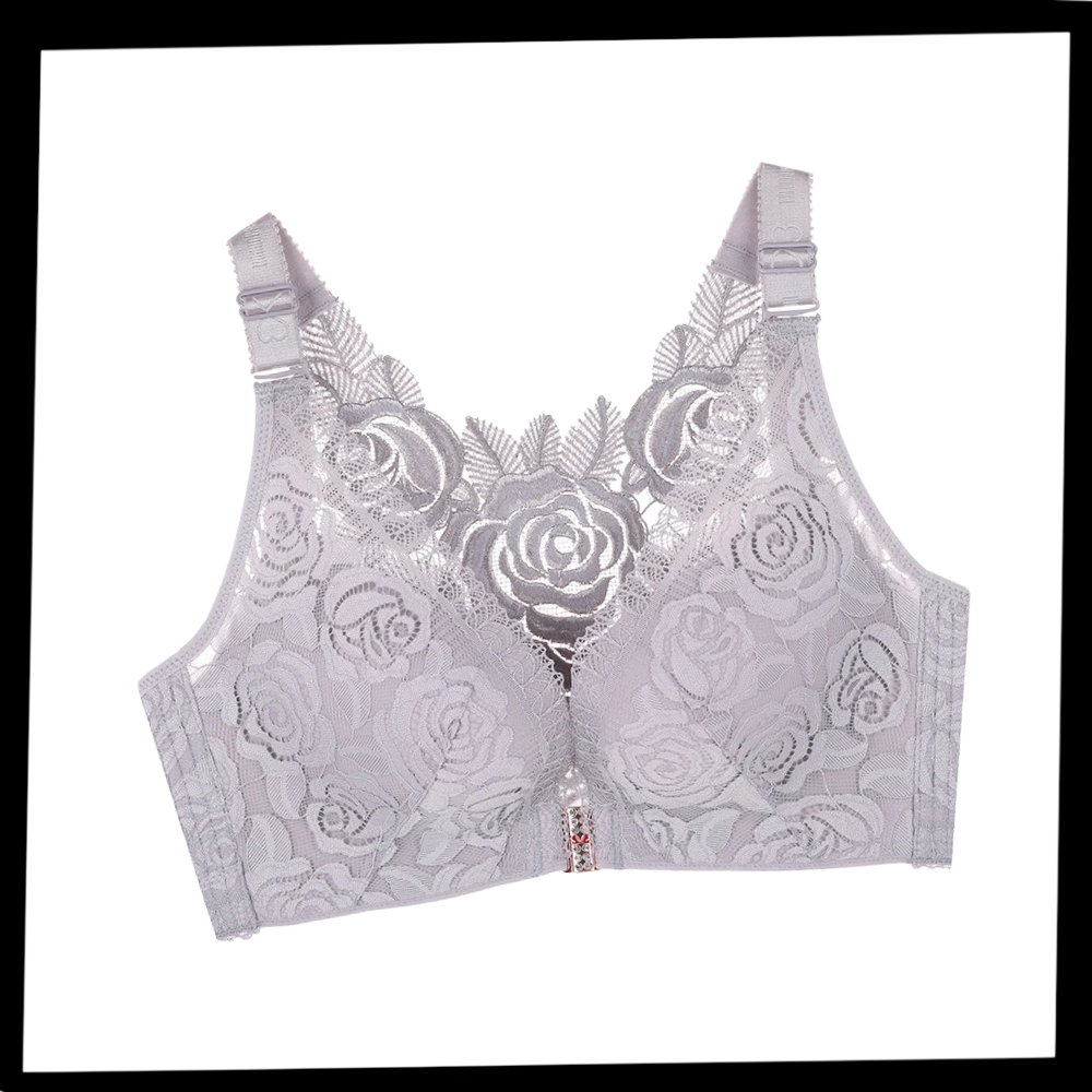 Soutien-gorge push-up élégant en dentelle  - Ozerty