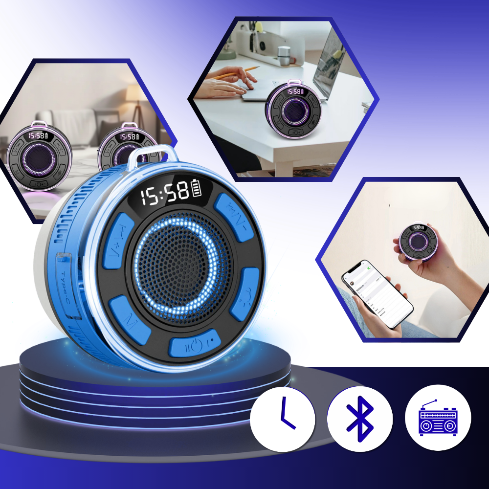 Enceinte de douche bluetooth pour salle de bain - Ozerty