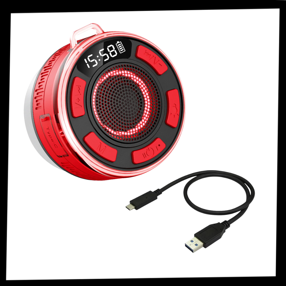 Enceinte de douche bluetooth pour salle de bain - Ozerty