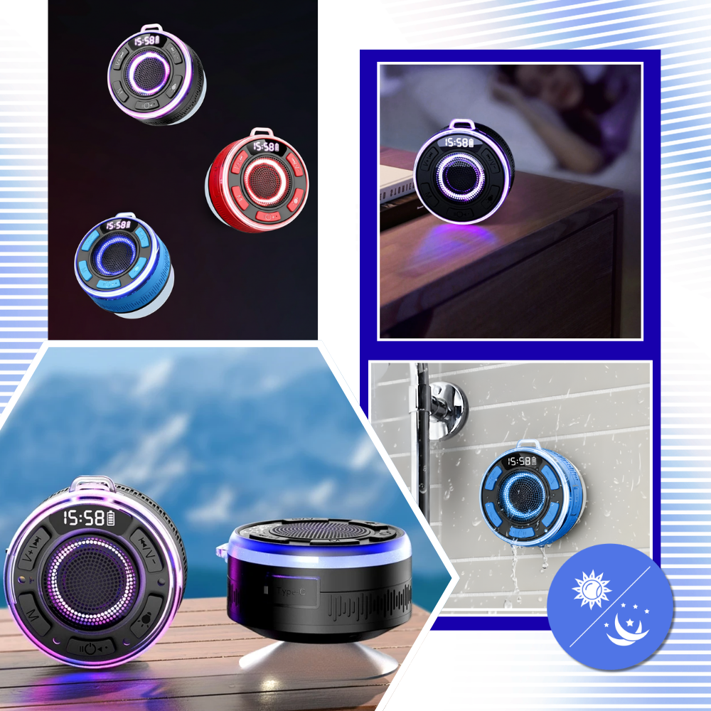 Enceinte de douche bluetooth pour salle de bain - Ozerty