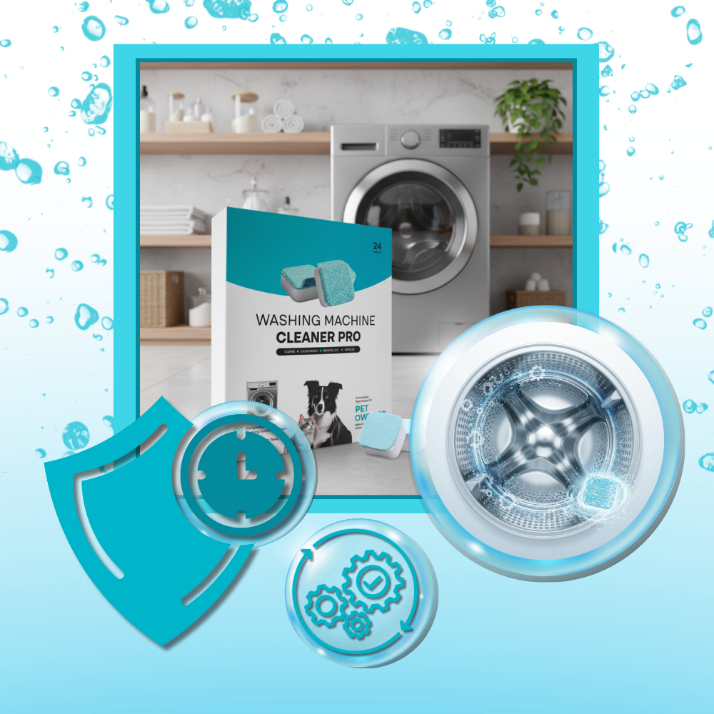 Tablettes nettoyantes aux enzymes pour lave-linge - Ozerty