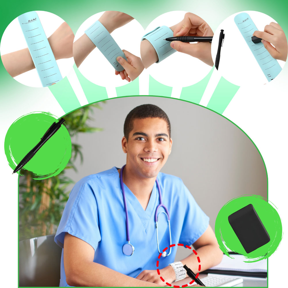 Bracelets de rappel effaçables en silicone - Ozerty