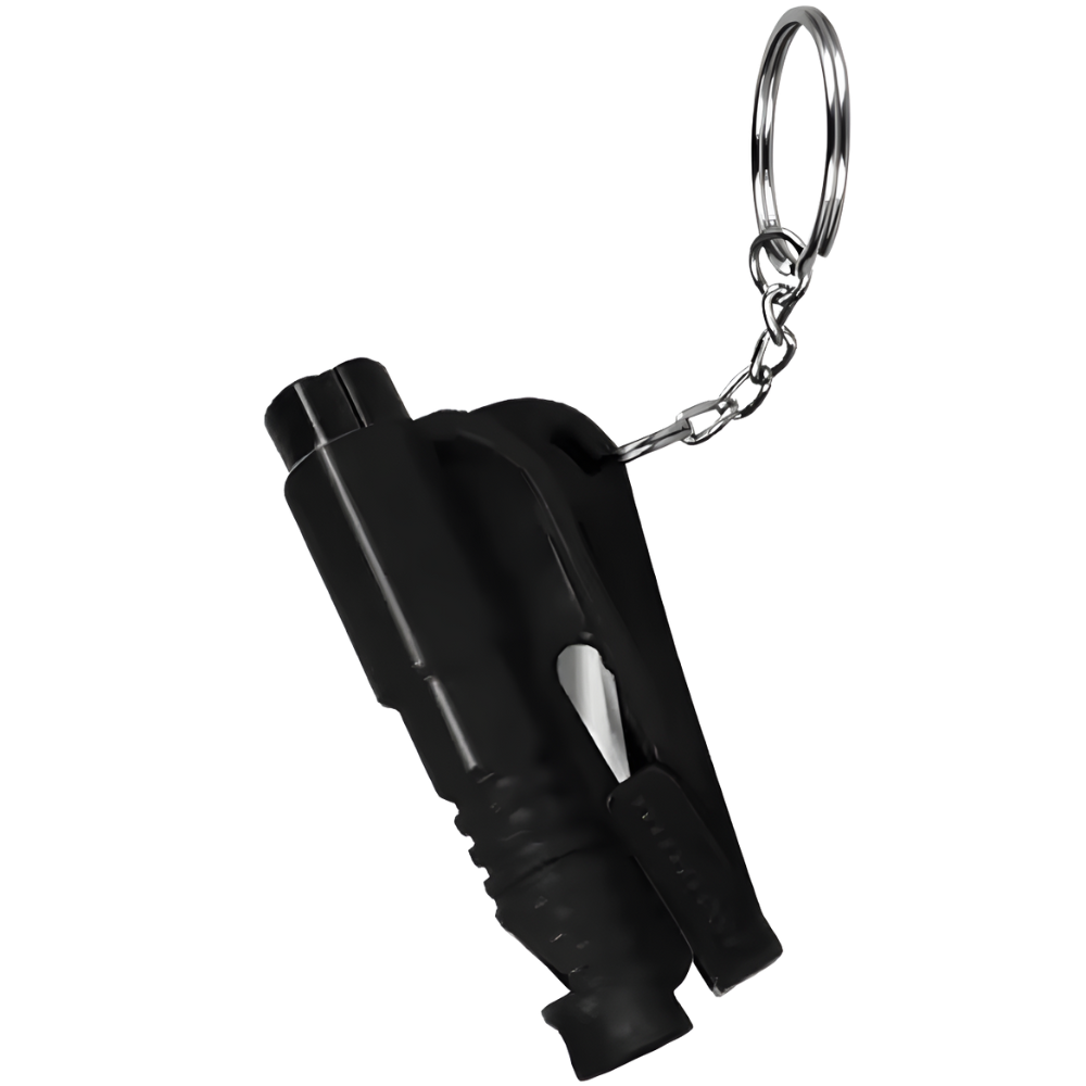 Outil essentiel 2 en 1 brise vitre et coupe ceinture