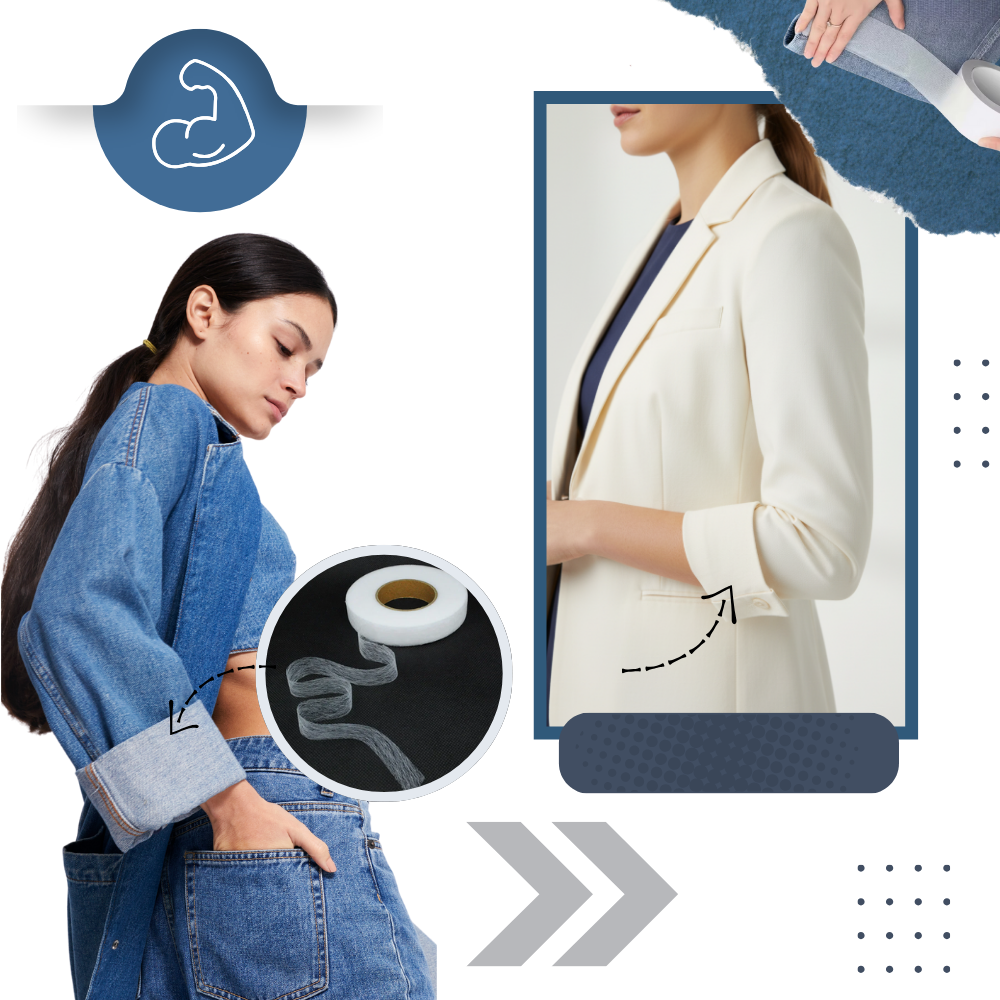 Ruban double face hautement adhésif pour tissus - Ozerty