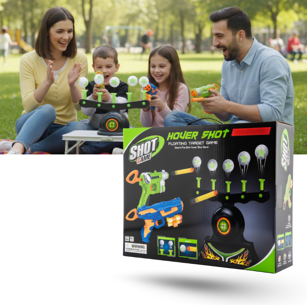 Jeu de tir avec balles flottantes lumineuses - Ozerty
