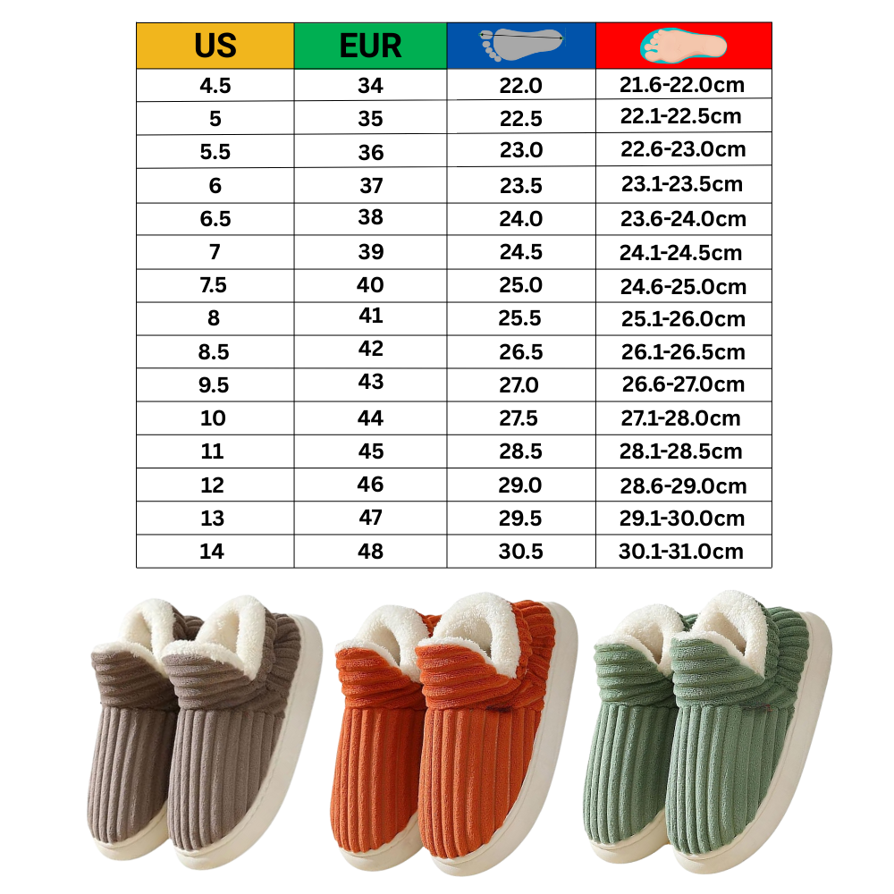 pantoufles d'intérieur douillettes en peluche moelleuse - Ozerty