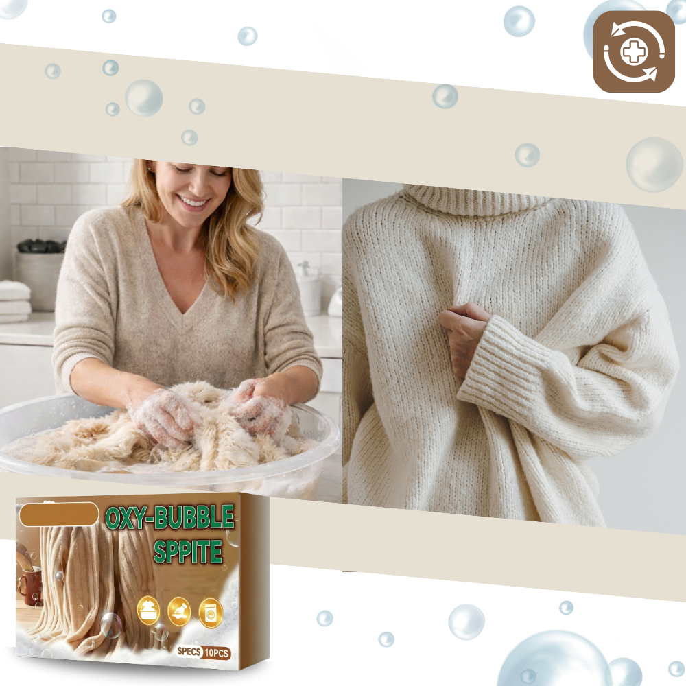 Produit anti-rétrécissement et régénérant pour pulls cachemire - Ozerty