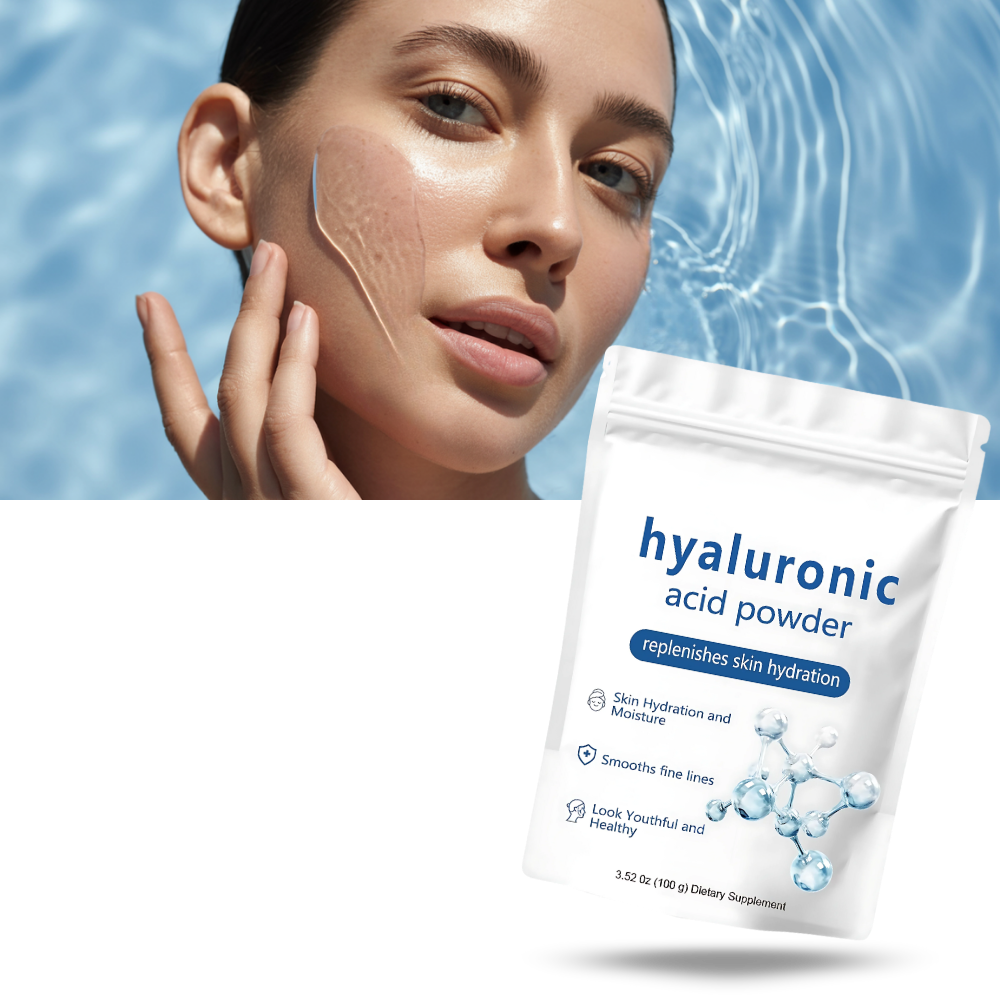 Acide Hyaluronique Poudre 50 KDa - Bas Poids Moléculaire, Sans Sodium - Pure Health Botanicals, Neuf